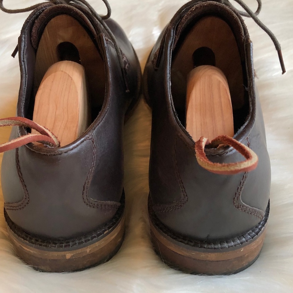 Ben Sherman Dark Brown Leather Oxfords 8 - Picture 7 of 13